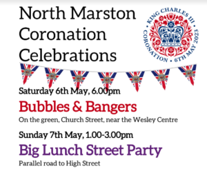 CORONATION STREET PARTY Sunday 7th May 2023 1pm to 3pm