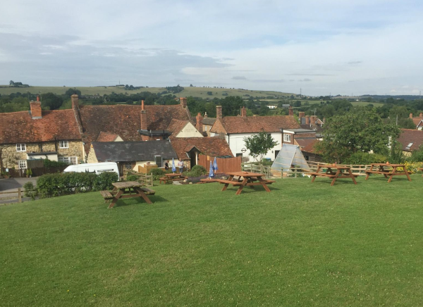 View from the pub garden